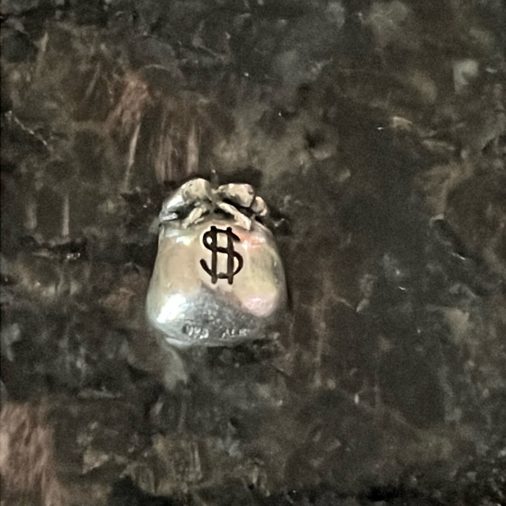 Authentic Pandora Charm Money Bag Bead